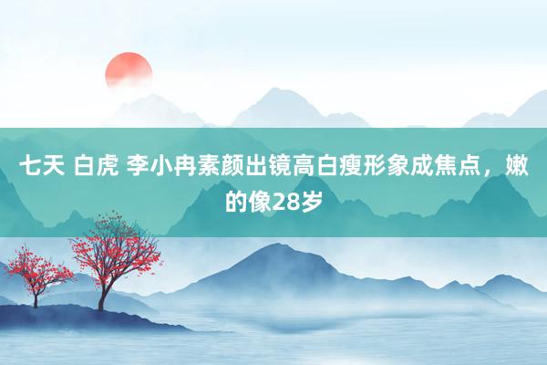 七天 白虎 李小冉素颜出镜高白瘦形象成焦点，嫩的像28岁