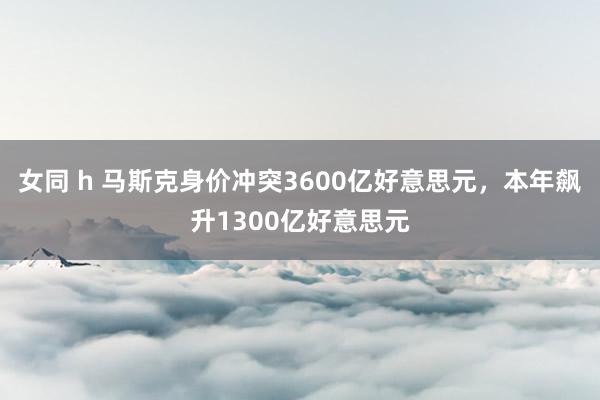 女同 h 马斯克身价冲突3600亿好意思元，本年飙升1300亿好意思元