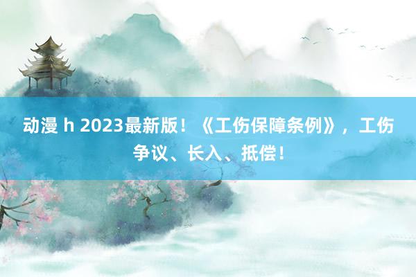 动漫 h 2023最新版！《工伤保障条例》，工伤争议、长入、抵偿！