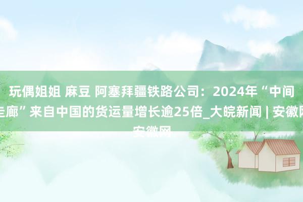 玩偶姐姐 麻豆 阿塞拜疆铁路公司：2024年“中间走廊”来自中国的货运量增长逾25倍_大皖新闻 | 安徽网